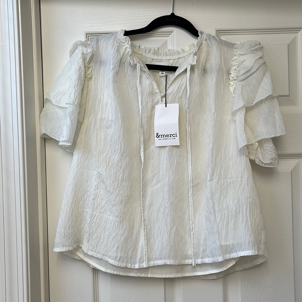 Vici White Summer Blouse
